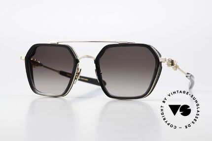 Chrome Hearts Hotation Gold-Plated Titanum Shades, CHROME HEARTS sunglasses, HOTATION, Made for Men and Women
