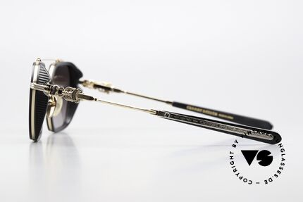 Chrome Hearts Hotation Gold-Plated Titanum Shades, and sexualized Chrome Hearts model name, Made for Men and Women
