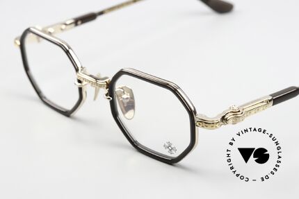 Chrome Hearts Tatters Octagonal Luxury Eyewear, with the signature Chrome Hearts insignia, Made for Men and Women