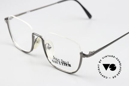 Jean Paul Gaultier 55-7161 Square 90s Eyewear Nylor, new old stock (like all our vintage JPG specs), Made for Men and Women