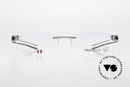 Tag Heuer 7643 Fold Avantgarde Eyewear Rimless, Tag Heuer glasses TH 7643, col. 003, size 54-18, Made for Men