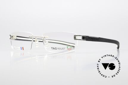 Tag Heuer 7643 Fold Avantgarde Eyewear Rimless, lightweight & comfortable stainless steel temples, Made for Men