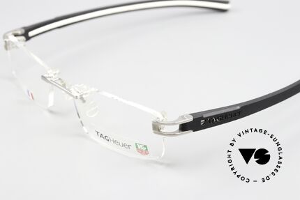 Tag Heuer 7643 Fold Avantgarde Eyewear Rimless, overmolded in ultra-adherent elastomer; unique, Made for Men