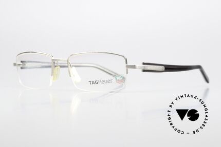 Tag Heuer 8204 Trends Made in France Old Original, polished palladium frame front & acetate temples, Made for Men