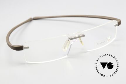 Tag Heuer 3502 Reflex Rimless Sports Eyewear, with panoramic lenses (look like one single shield), Made for Men