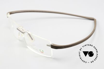 Tag Heuer 3502 Reflex Rimless Sports Eyewear, ideal wearing comfort (temples adapt to the face), Made for Men