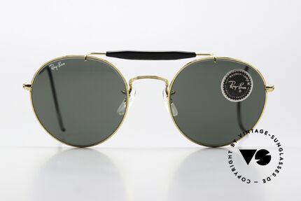 Ray Ban Outdoorsman Round Super Rare Round Version, model Outdoorsman Round, W0920, G-15 lens, Made for Men and Women