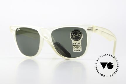 Ray Ban Wayfarer II Smoke Crystal Limited USA, Wayfarer USA II: iconic 80's bestseller sunglasses, Made for Men and Women