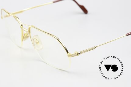 Cartier Orsay - L Half Rim Glasses From 1995, 22ct gold-plated (like all vintage CARTIER frames!), Made for Men