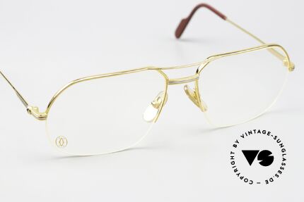 Cartier Orsay - L Half Rim Glasses From 1995, unworn, new old stock + original Cartier packaging, Made for Men