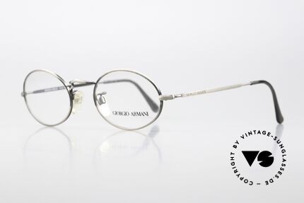 Giorgio Armani 118 Rare Old Oval 90's Glasses, unisex model: 118, color 915, in size 50-21, 140mm, Made for Men
