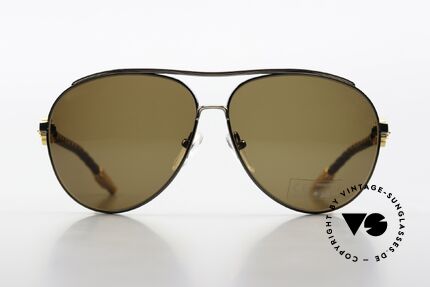 Chrome Hearts JISM Named After Erotic Thriller, aviator luxury sunglasses with leather cover, Made for Men and Women