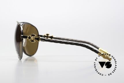 Chrome Hearts JISM Named After Erotic Thriller, non-reflective ZEISS sun lenses in 'foxy brown', Made for Men and Women