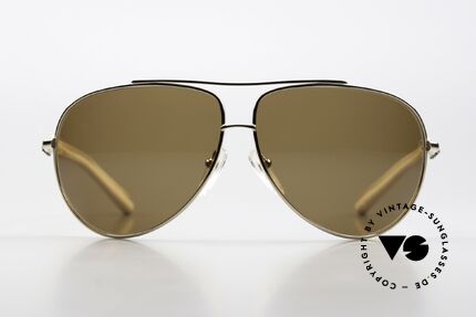 Chrome Hearts Baby Gravy Vulgar Slang Model Name, aviator luxury sunglasses with leather cover, Made for Men and Women