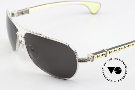 Chrome Hearts The Beast 1 Precious Wood Sunglasses, Chrome Hearts Cross in cross color = black pearl, Made for Men