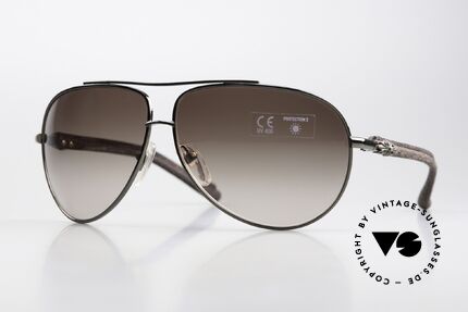 Chrome Hearts Baby Gravy Leather Shades 2004 Aviator, Chrome Hearts 'Baby Gravy' shades from 2004, Made for Men and Women