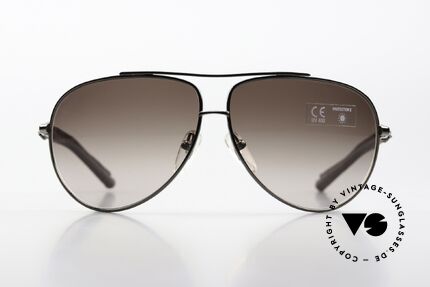 Chrome Hearts Baby Gravy Leather Shades 2004 Aviator, aviator luxury sunglasses with leather cover, Made for Men and Women