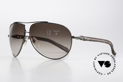 Chrome Hearts Baby Gravy Leather Shades 2004 Aviator, 'Baby Gravy' is vulgar = "baby sauce" = sperm, Made for Men and Women