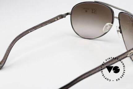 Chrome Hearts Baby Gravy Leather Shades 2004 Aviator, with the characteristic Chrome Hearts insignia, Made for Men and Women