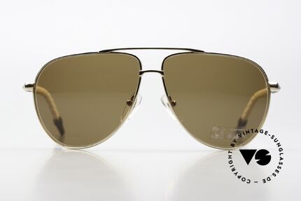 Chrome Hearts Double Dip Ordinary Slang Model Name, aviator luxury sunglasses with leather cover, Made for Men and Women