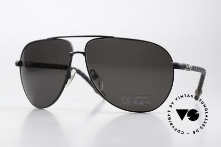 Chrome Hearts Double Dip Leather Shades 2002 Aviator, Chrome Hearts 'Double Dip' shades from 2002, Made for Men and Women