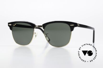 Ray Ban Clubmaster II Large Limited Edition USA B&L Details