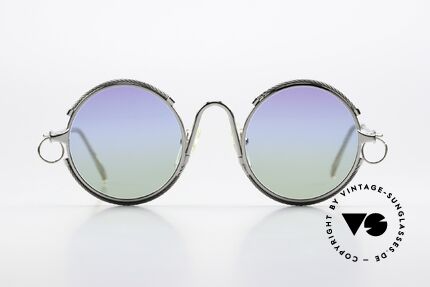 Jean Paul Gaultier 56-0176 Rihanna Piercing Sunglasses, with piercings on the hinges (typically for the 90's), Made for Men and Women