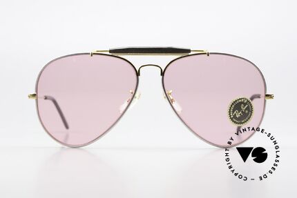 Ray Ban Outdoorsman II Precious Changeable Pink, rare 'Precious Metals' special edition; 62mm size, Made for Men and Women Ray Ban Outdoorsman II Precious Changeable Pink, rare 'Precious Metals' special edition; 62mm size, Made for Men and Women