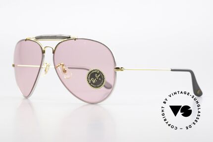 Ray Ban Outdoorsman II Precious Changeable Pink, titanium frame and 24kt gold-plated components, Made for Men and Women Ray Ban Outdoorsman II Precious Changeable Pink, titanium frame and 24kt gold-plated components, Made for Men and Women