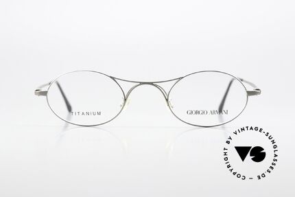 Giorgio Armani 229 AR5027 Refined Reissue Titanium, the reissue of the Armani Schubert glasses, model 229, Made for Men and Women
