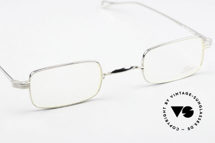 Lunor T3-E-MT PP Square Titan Frame Platinum, from the latest collection, but in a well-known quality, Made for Men