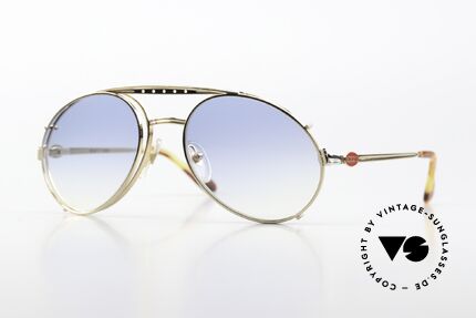 Bugatti 02908 Vintage Frame With Sun Clip Details