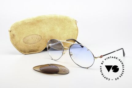Bugatti 65822 80's Frame With Extra Lenses, legendary / distinctive 'tear drop' design by Bugatti, Made for Men Bugatti 65822 80's Frame With Extra Lenses, legendary / distinctive 'tear drop' design by Bugatti, Made for Men