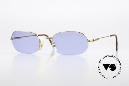 Cartier Ascot Semi Rimless 90's Shades Details Cartier Ascot Semi Rimless 90's Shades Details