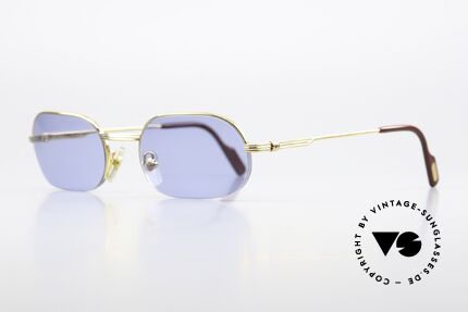 Cartier Ascot Semi Rimless 90's Shades, a precious old original from the late 90's in size 55/20, Made for Men and Women Cartier Ascot Semi Rimless 90's Shades, a precious old original from the late 90's in size 55/20, Made for Men and Women
