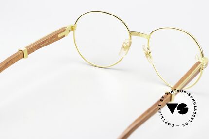 Cartier Bagatelle 90's Luxury Wood Eyewear, no retro; 100% vintage original with 140mm temples!, Made for Men and Women Cartier Bagatelle 90's Luxury Wood Eyewear, no retro; 100% vintage original with 140mm temples!, Made for Men and Women
