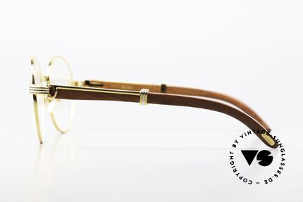 Cartier Bagatelle 90's Luxury Wood Eyewear, Size: small, Made for Men and Women Cartier Bagatelle 90's Luxury Wood Eyewear, Size: small, Made for Men and Women