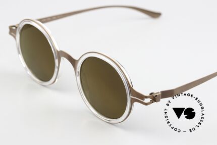 Mykita DD02 Damir Doma Designer Shades, code 912 is called = Copper/Limpid Copper / Flash, Made for Men and Women
