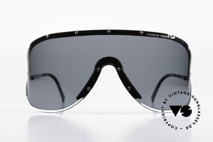 Porsche 5620 Yoko Ono Shades Black 1981, huge shades, made for a flashy appearance (eye-catcher), Made for Men and Women