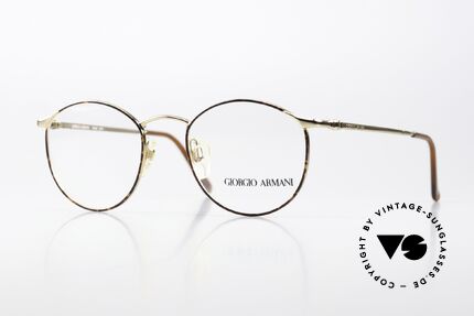 Giorgio Armani 132 47mm Old Panto Eyewear Small Details