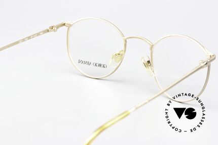 Giorgio Armani 132 47mm Vintage Frame Matte Gold, orig. old DEMO lenses should be replaced with opticals, Made for Men