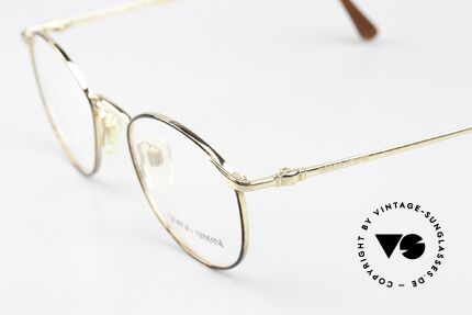 Giorgio Armani 132 49mm Gold-Plated Chestnut Brown, in size 49-19, 135mm, gold-plated and chestnut-brown, Made for Men