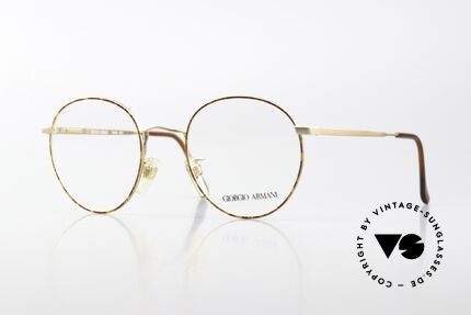 Giorgio Armani 201 49mm Panto Vintage Specs 90's, panto GIORGIO ARMANI vintage designer eyewear, Made for Men and Women