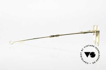 Lunor I 18 Telescopic Sliding Temples Yellow Gold, Size: extra small, Made for Men and Women