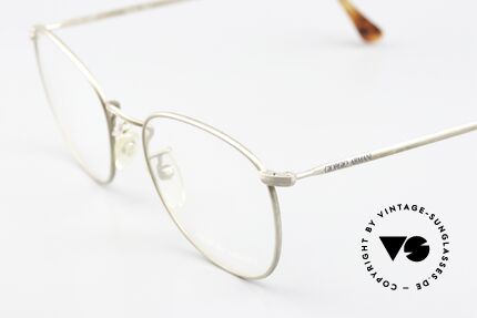 Giorgio Armani 130 Very Interesting Color Code, depending on the light, it appears 'silver' or 'pale gold', Made for Men and Women