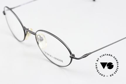 Giorgio Armani 281 90's Metal Frame Black, unworn rarity (like all our rare vintage GA eyewear), Made for Men and Women