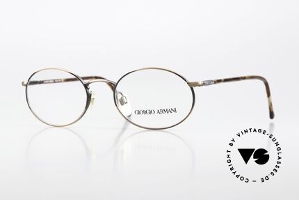 Giorgio Armani 192 Oval Frame Spring Hinges, Giorgio Armani, model 199, color 8912, size 50-18, Made for Men and Women