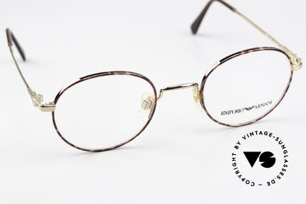 Giorgio Armani EA008 Panto Specs Round Unisex, NO RETRO EYEGLASSES, but true 90's commodity, Made for Men and Women