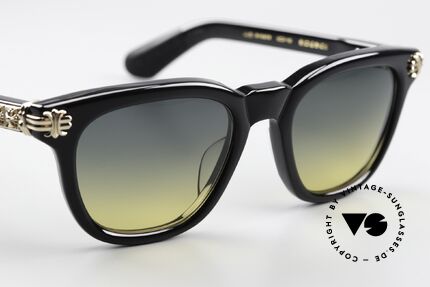 Chrome Hearts Smoke Show Acetate Shades 18K Gold, unworn pair with original case and booklet, Made for Men and Women