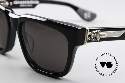 Chrome Hearts Box-Officer Men's Shades 925 Silver, with the signature CHROME HEARTS insignia, Made for Men